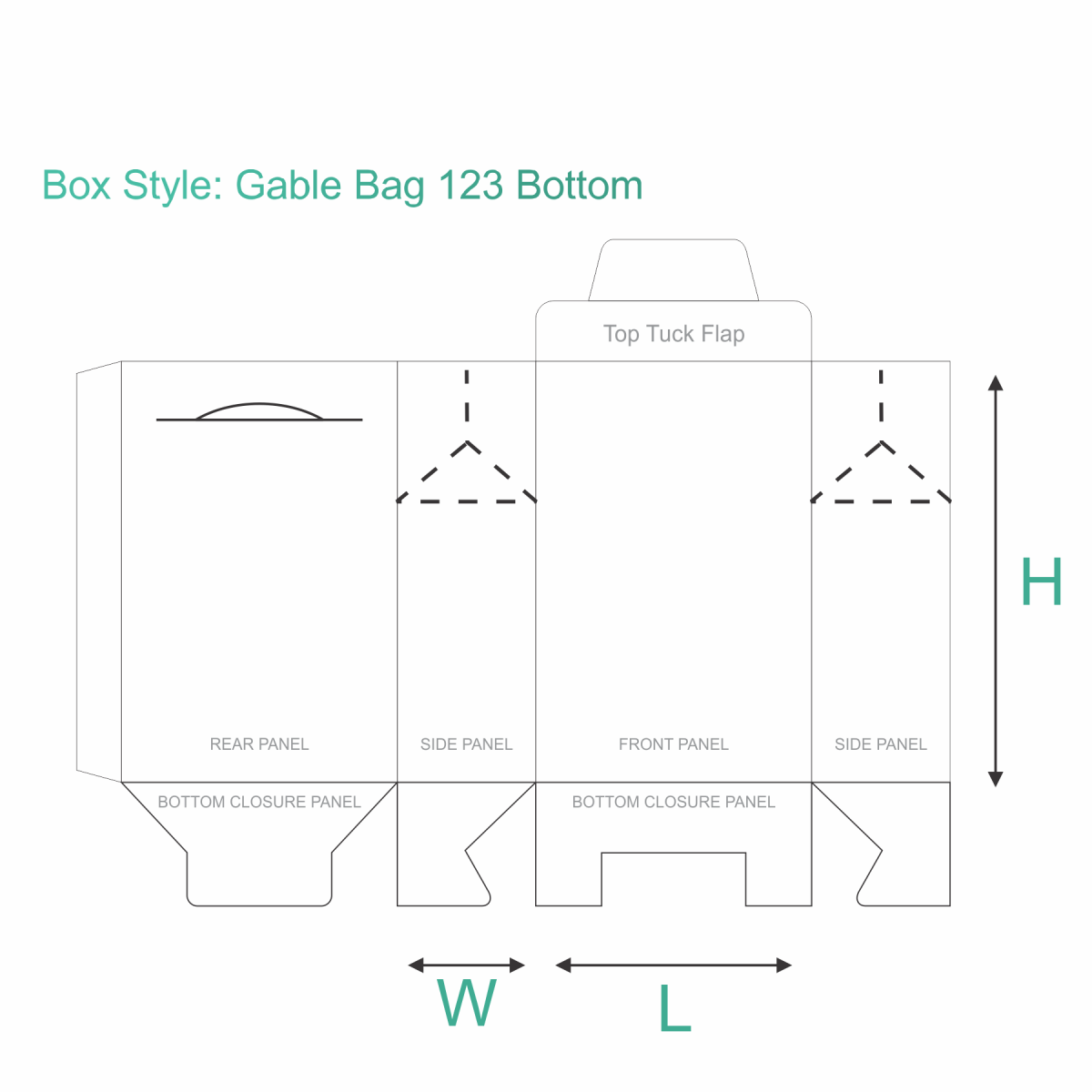 Gable Bag 1-2-3 Bottom