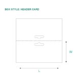 Header Card Boxes Die