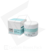 custom cbd printed cream boxes