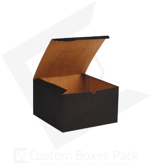 black kraft boxes