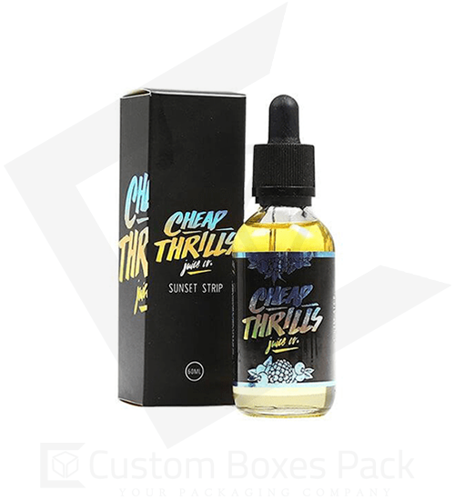 custom 100 Ml E liquid boxes