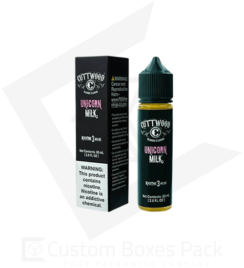 custom 60 Ml E liquid boxes wholesale