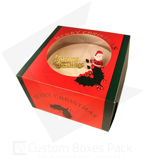 custom christmas cake boxes wholesale