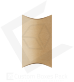 custom kraft paper pillow boxes
