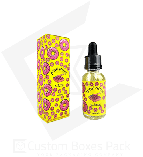 custom single flavour e liquid boxes