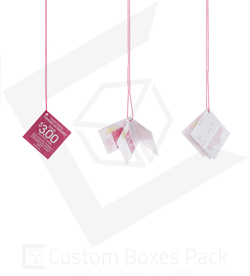 folding hang tags