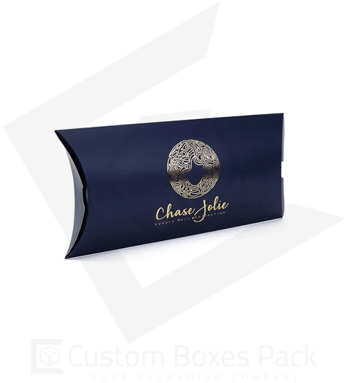 custom logo pillow boxes wholesale