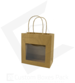 kraft window bag boxes
