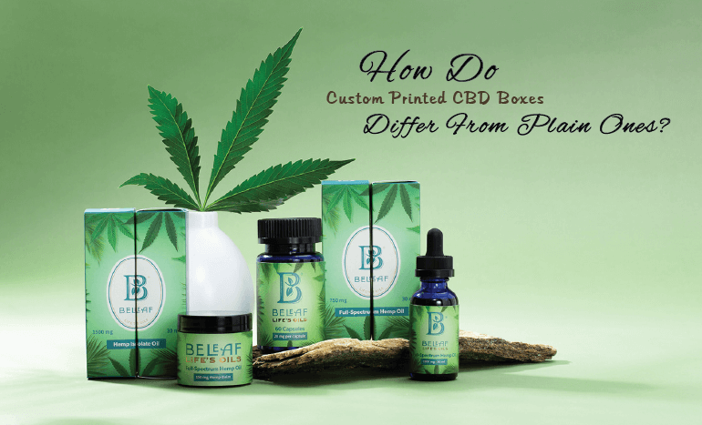 Custom Printed CBD Boxes