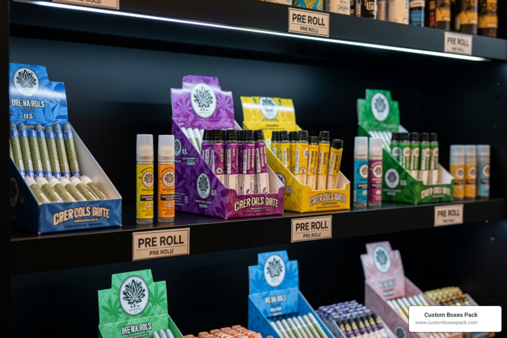 Pre roll packaging with your branding