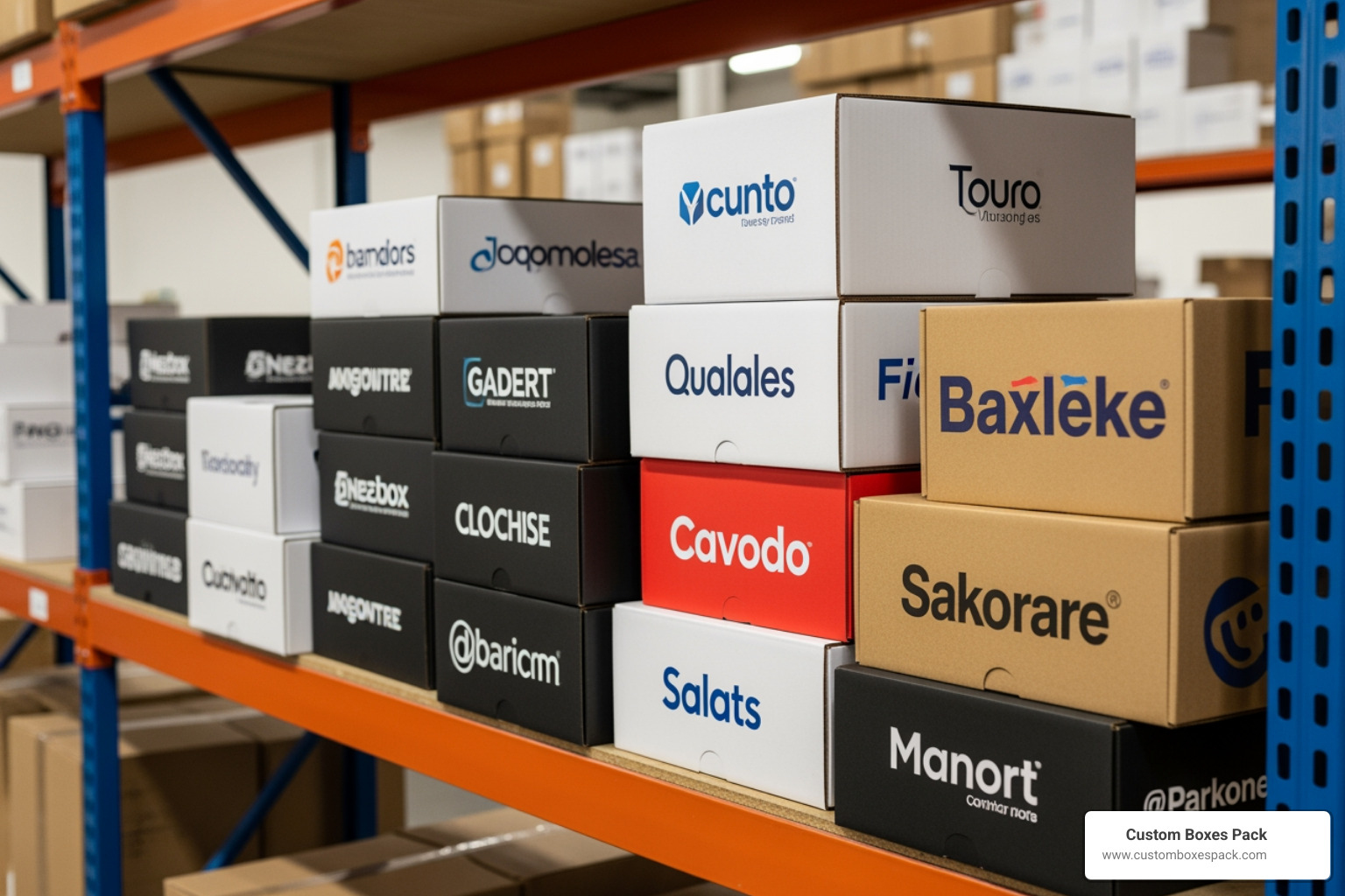 custom packaging boxes with logo wholesale
